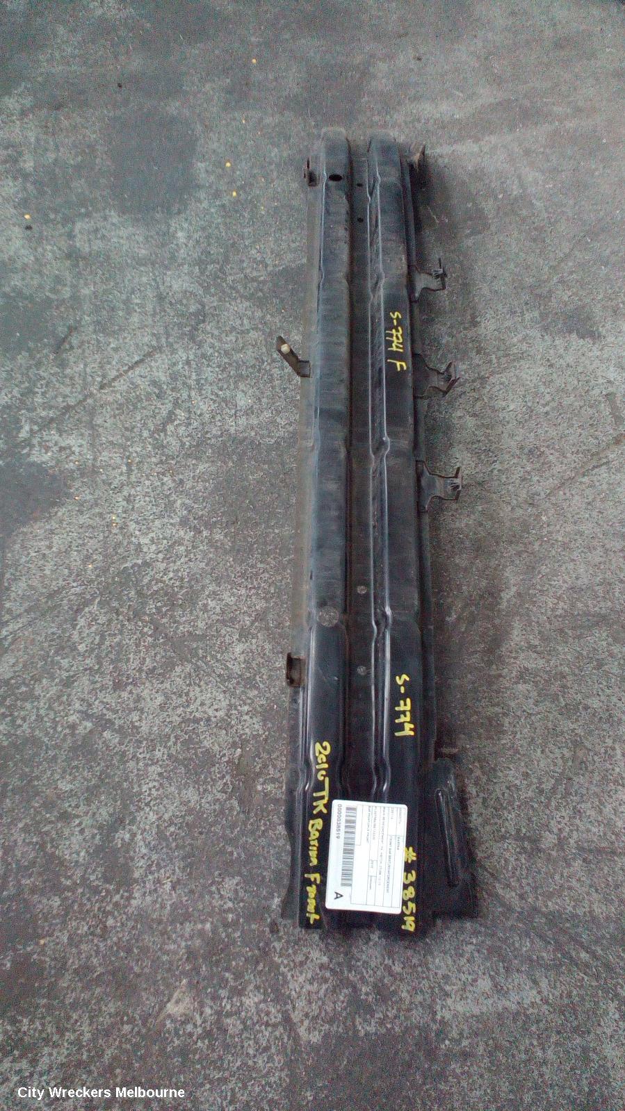 HOLDEN BARINA F/BAR REINFORC/BRACK, MAIN REINFORCEMENT, TK, HATCH, 07/2008 - 12/2012