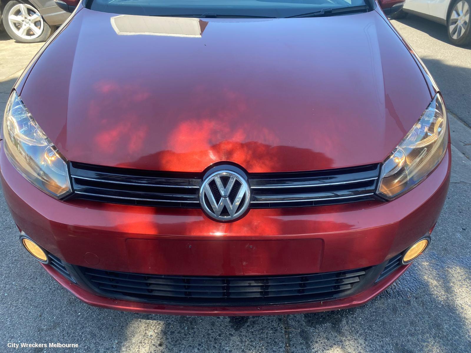 VOLKSWAGEN GOLF RIGHT HEADLAMP, GEN 6, CABRIO, HALOGEN TYPE, 07/2011 - 01/2016