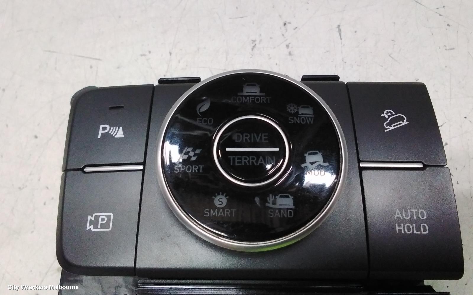HYUNDAI SANTA FE COMBINATION SWITCH, DRIVE/TERRAIN MODE SWITCH, W/ PARK ASSIST, PARKING CAMERA, HILL DECENT, AUTO HOLD, RH SEAT HEATER & LH SEAT HEATER TYPE, TM, 03/2018 - 10/2023