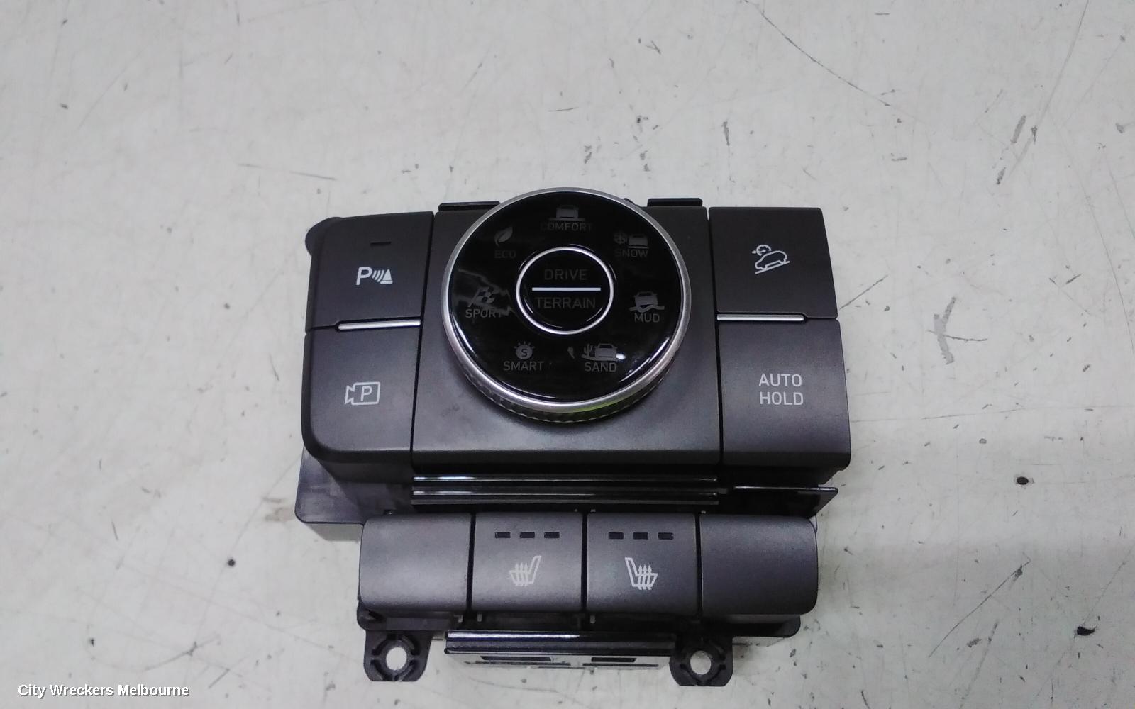 HYUNDAI SANTA FE COMBINATION SWITCH, DRIVE/TERRAIN MODE SWITCH, W/ PARK ASSIST, PARKING CAMERA, HILL DECENT, AUTO HOLD, RH SEAT HEATER & LH SEAT HEATER TYPE, TM, 03/2018 - 10/2023