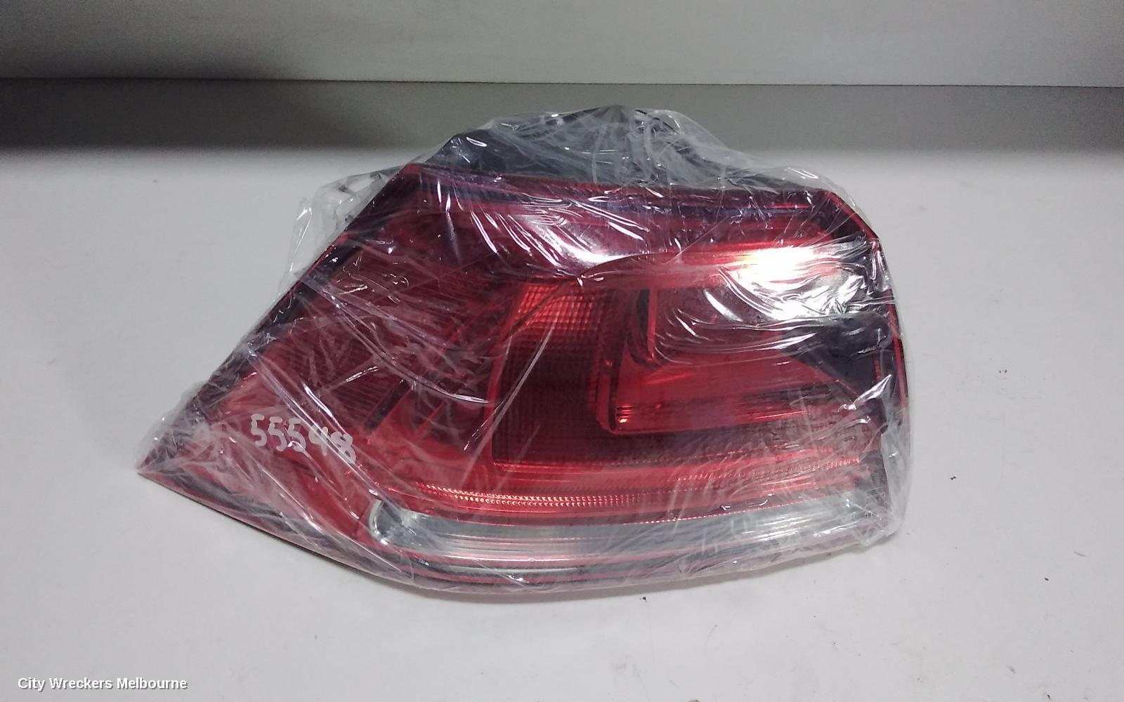 VOLKSWAGEN GOLF LEFT TAILLIGHT, GEN 7, HATCH, 03/2013 - 03/2017