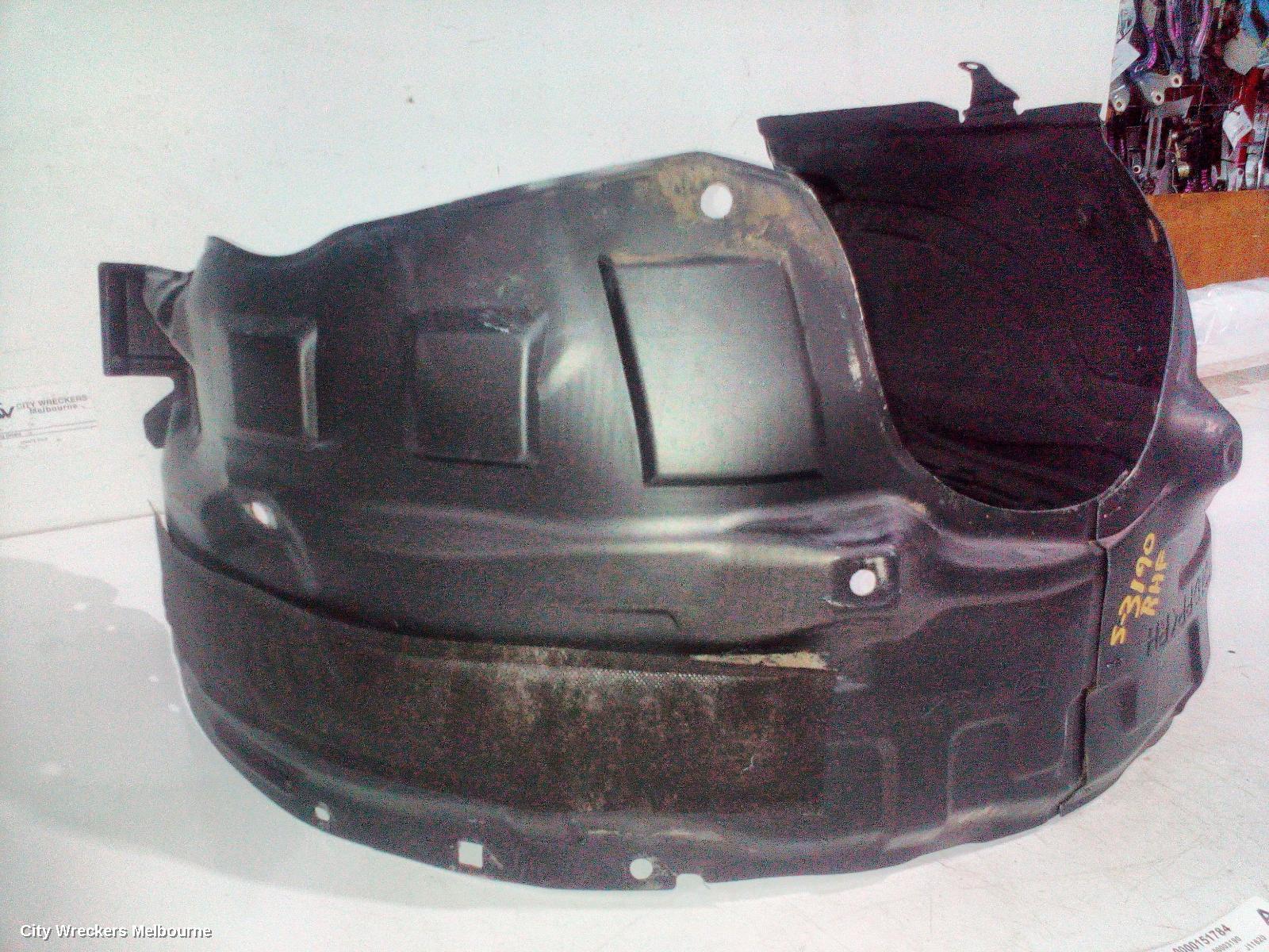 MAZDA CX9 RIGHT GUARD LINER, TB, FRONT, 12/2007 - 12/2015