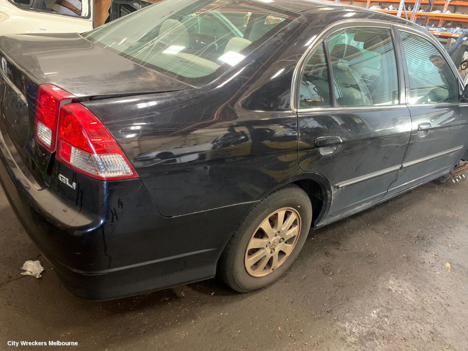 HONDA CIVIC LEFT FRONT WINDOW REG/MOTOR, 7TH GEN, POWER, SEDAN, 11/2000 - 12/2005