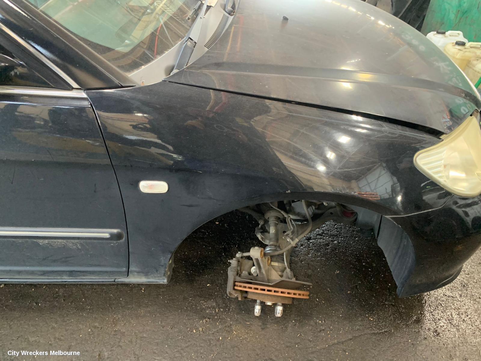 HONDA CIVIC LEFT FRONT WINDOW REG/MOTOR, 7TH GEN, POWER, SEDAN, 11/2000 - 12/2005