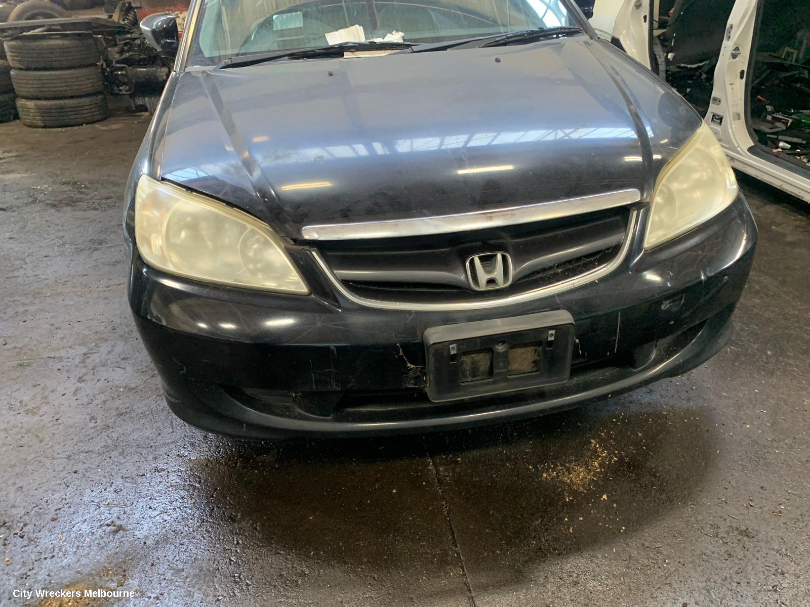 HONDA CIVIC LEFT FRONT WINDOW REG/MOTOR, 7TH GEN, POWER, SEDAN, 11/2000 - 12/2005