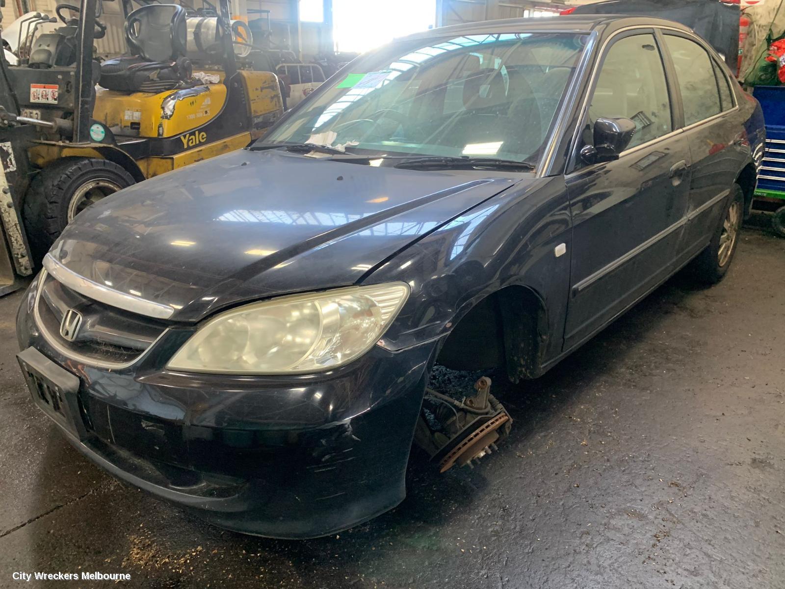 HONDA CIVIC LEFT FRONT WINDOW REG/MOTOR, 7TH GEN, POWER, SEDAN, 11/2000 - 12/2005