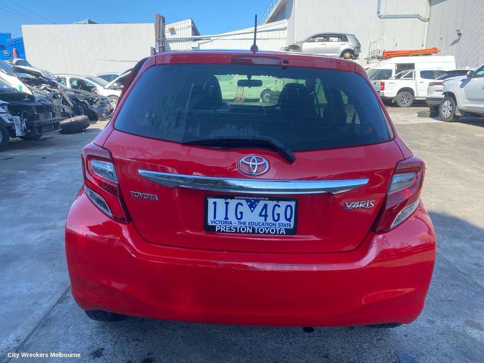 TOYOTA YARIS R/BAR BRACKET/REINFO, MAIN REINFORCEMENT, NCP13#, HATCH, 08/2011 - 12/2019