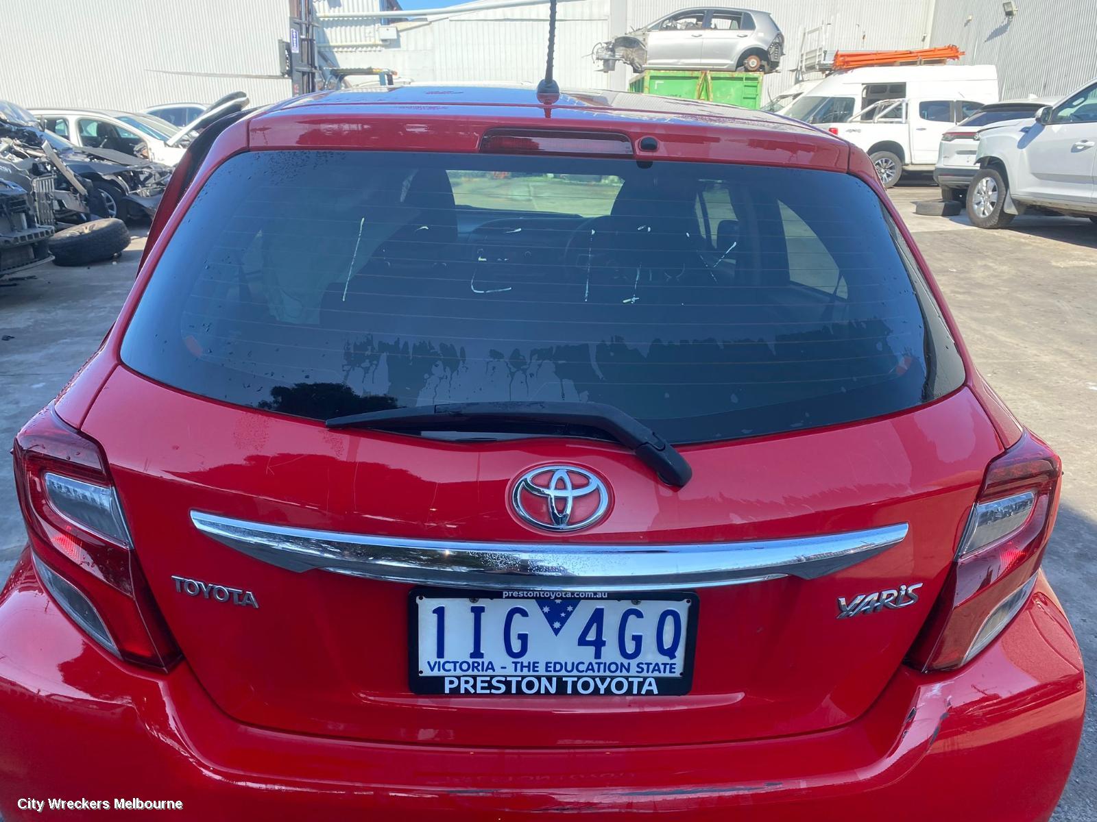 TOYOTA YARIS R/BAR BRACKET/REINFO, MAIN REINFORCEMENT, NCP13#, HATCH, 08/2011 - 12/2019