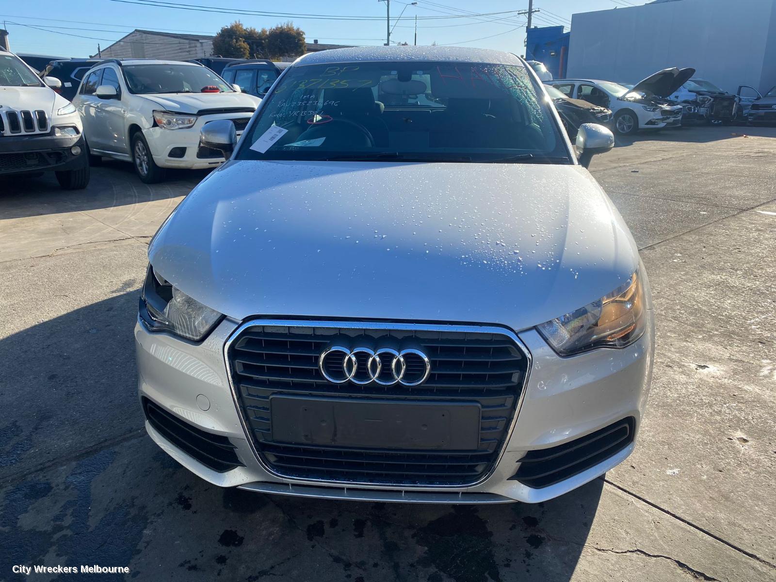 AUDI A1 RIGHT FRONT DOOR, 8X, A1, 3DR HATCH, 12/2010 - 05/2013