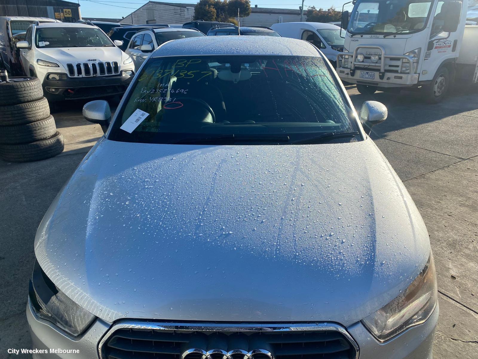 AUDI A1 RIGHT FRONT DOOR, 8X, A1, 3DR HATCH, 12/2010 - 05/2013