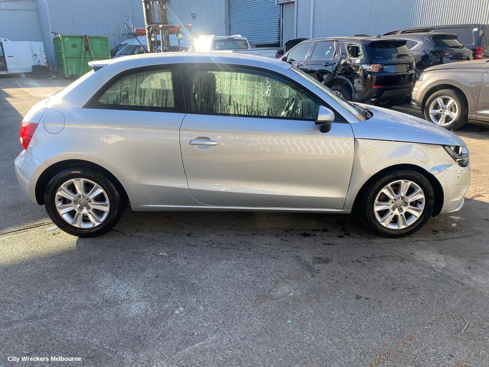 AUDI A1 RIGHT FRONT DOOR, 8X, A1, 3DR HATCH, 12/2010 - 05/2013