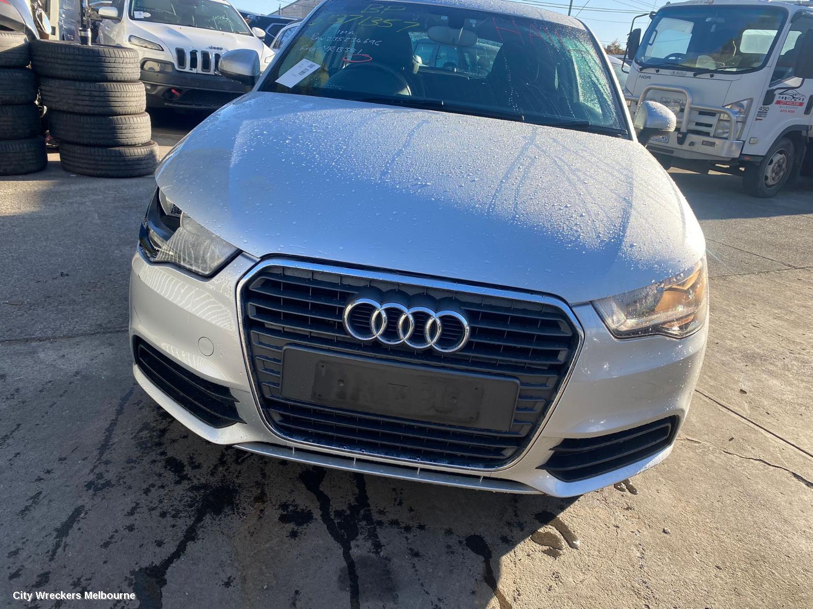AUDI A1 RIGHT FRONT DOOR, 8X, A1, 3DR HATCH, 12/2010 - 05/2013