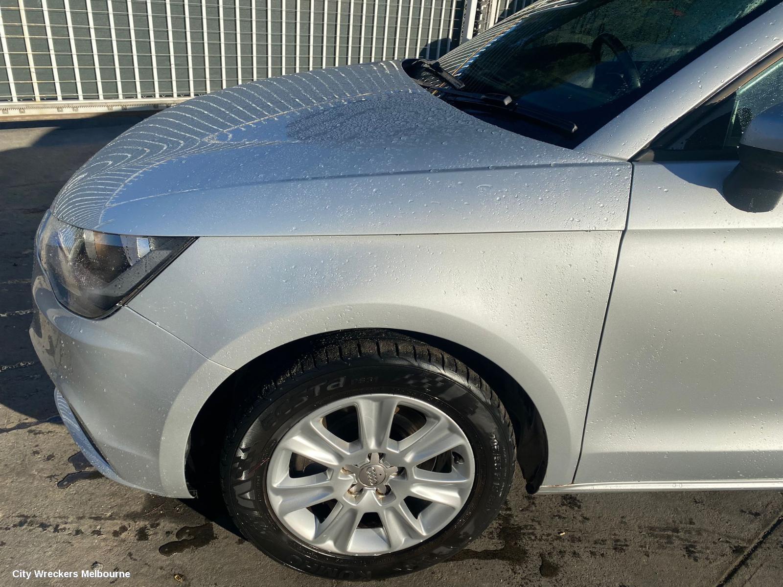 AUDI A1 RIGHT FRONT DOOR, 8X, A1, 3DR HATCH, 12/2010 - 05/2013