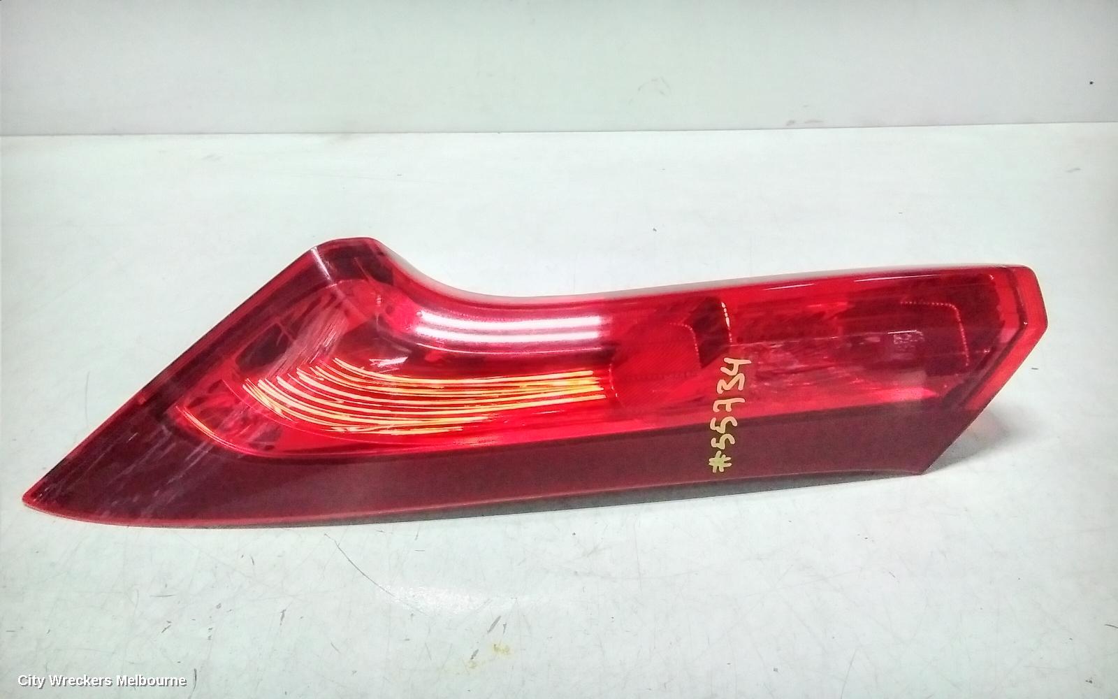 HONDA CRV LEFT TAILLIGHT, RM, UPPER, PETROL TYPE, 11/2014 - 04/2017