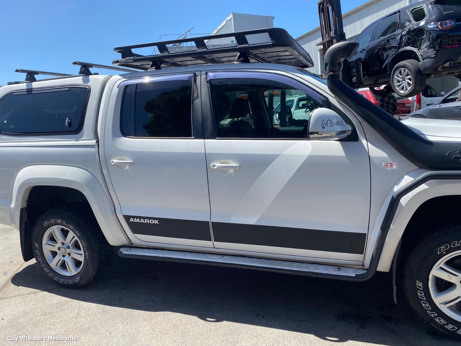 VOLKSWAGEN AMAROK TOWBAR, 2H, W/ REAR BUMPER TYPE, 10/2010 - 09/2022