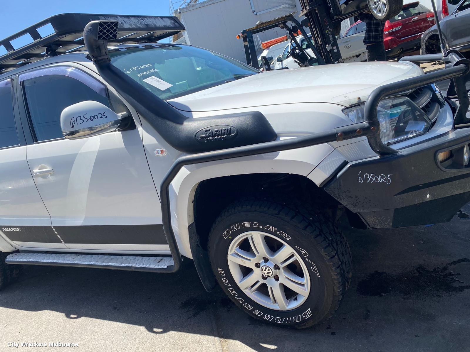 VOLKSWAGEN AMAROK LEFT FRONT DOOR, 2H, DUAL CAB, 10/2010 - 09/2022