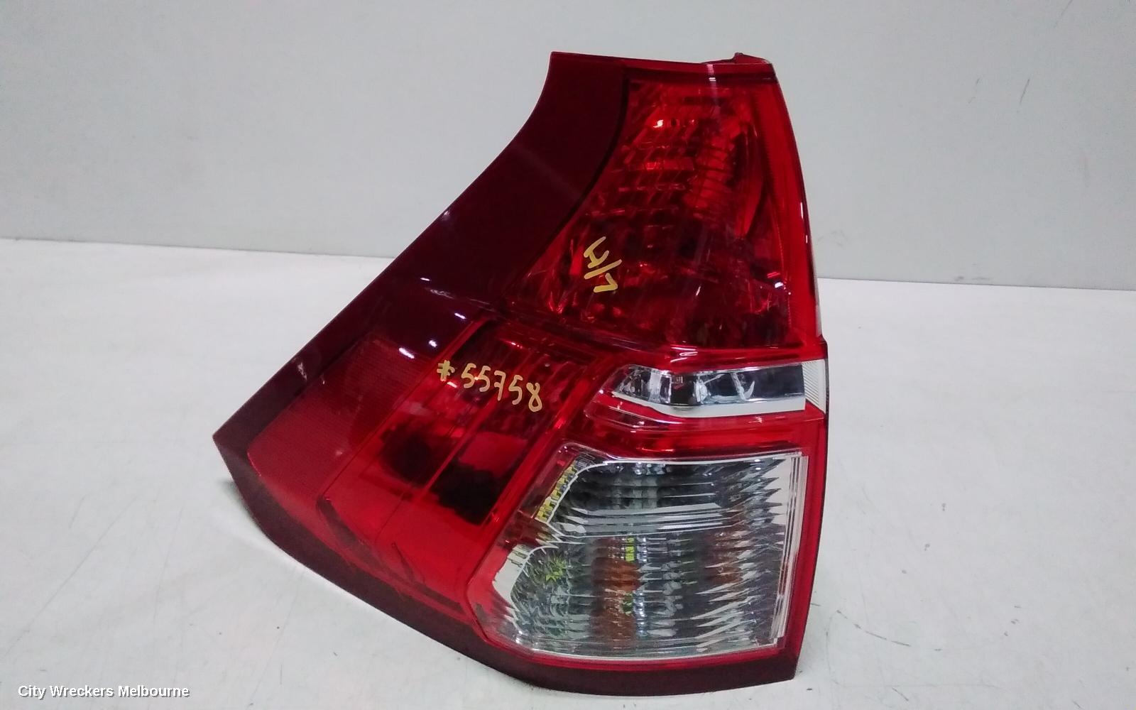 HONDA CRV LEFT TAILLIGHT, RM, LOWER, PETROL TYPE, 11/2014 - 04/2017