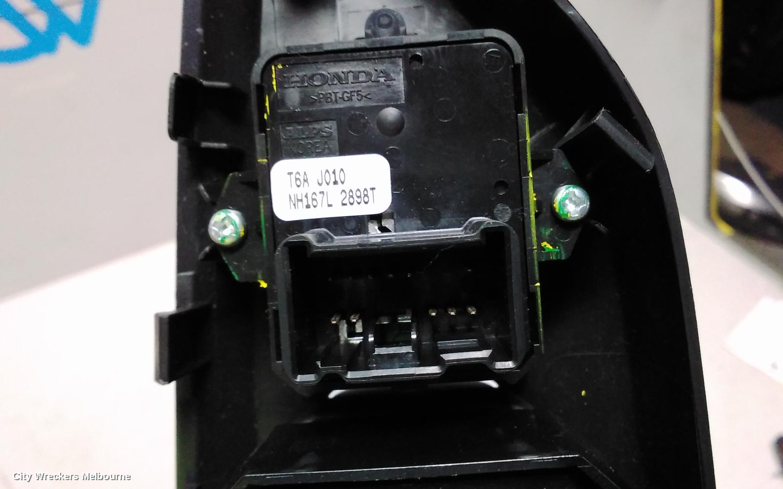 HONDA CIVIC PWR DR WIND SWITCH, RH FRONT (MASTER SWITCH), SEDAN, 9TH GEN, 04/2014 - 04/2016
