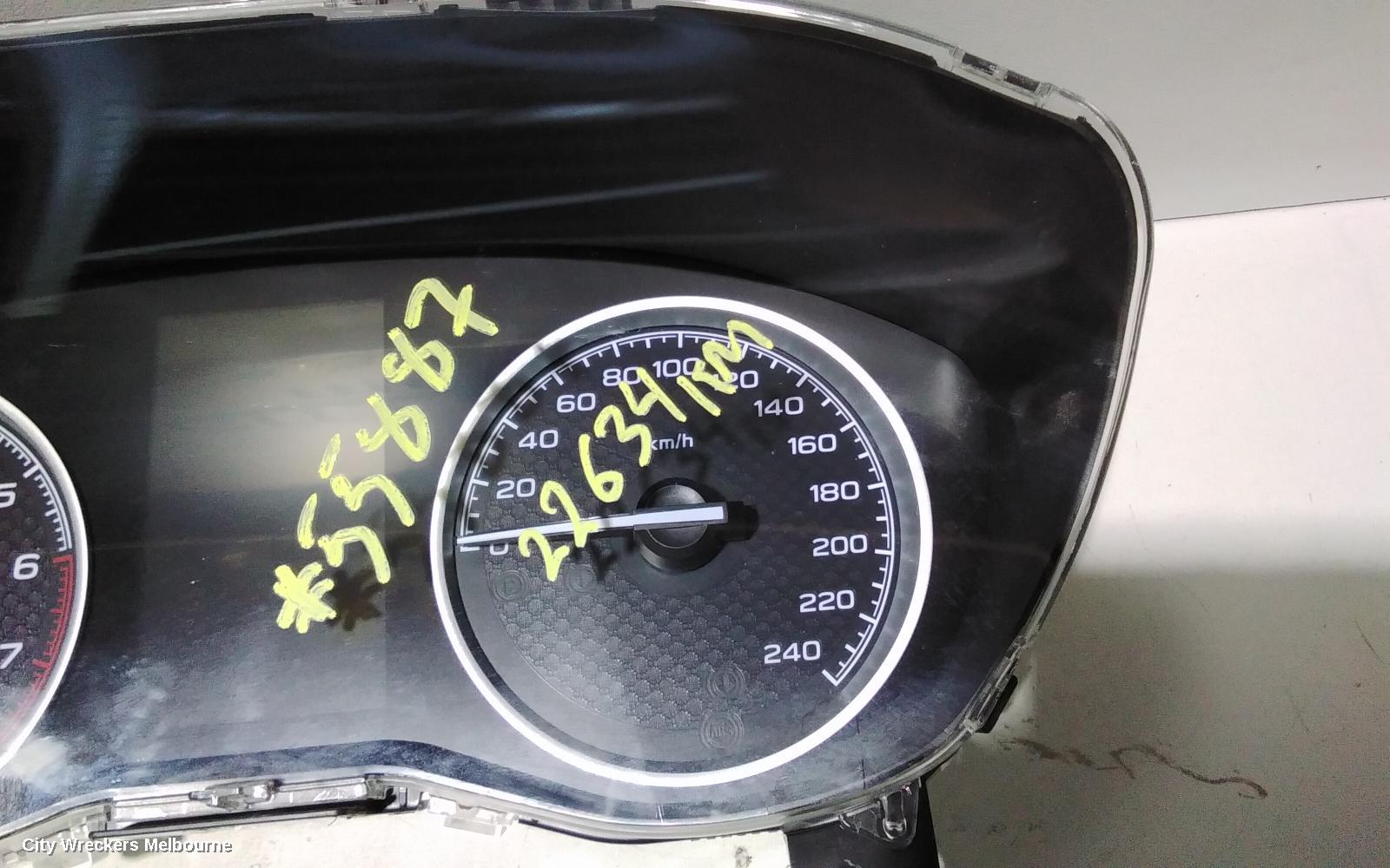 SUBARU FORESTER INSTRUMENT CLUSTER, INSTRUMENT CLUSTER, PETROL, AUTO T/M, SK, 08/2018 - 10/2020