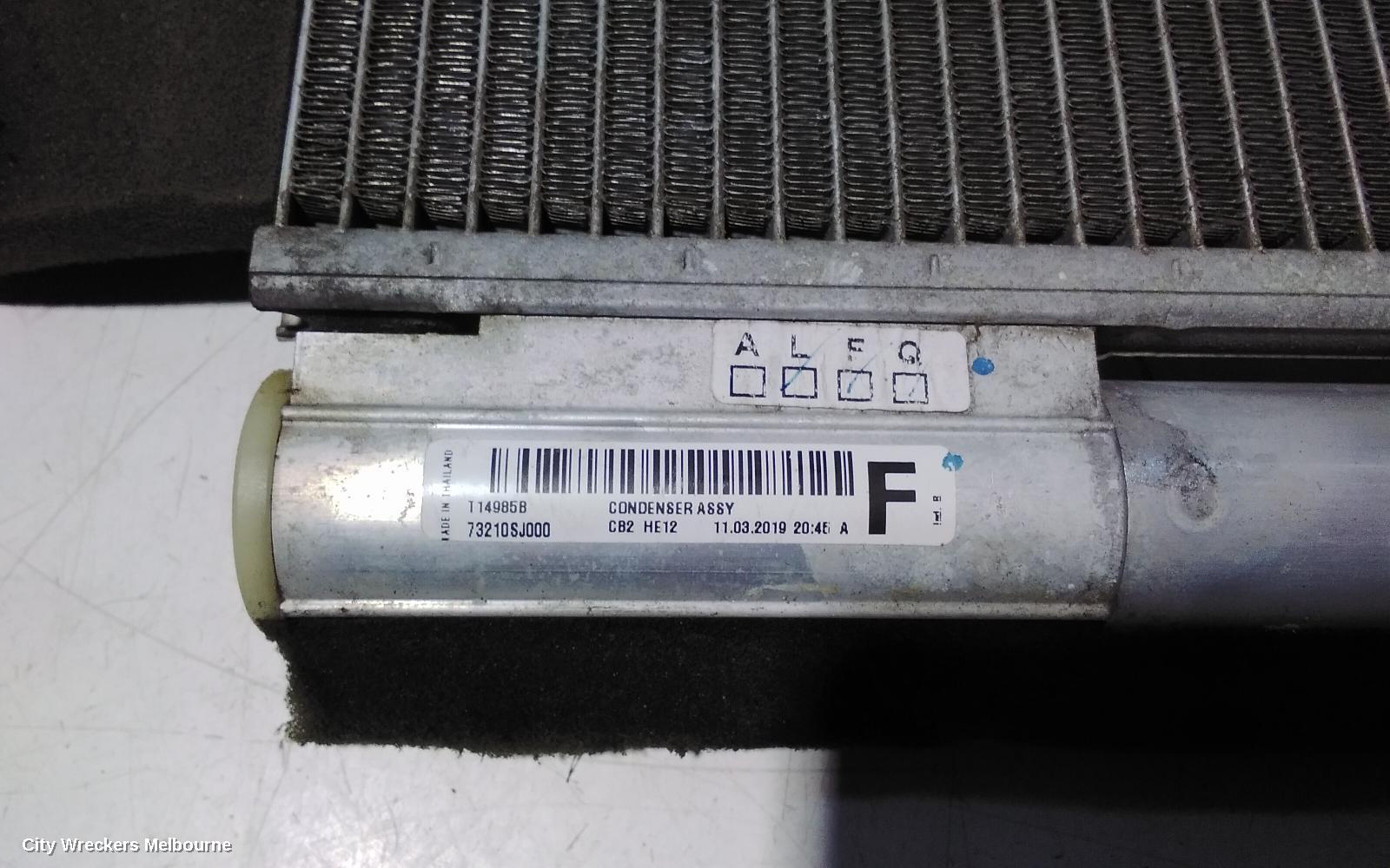 SUBARU FORESTER A/C CONDENSER, SK, 08/2018 - 11/2024