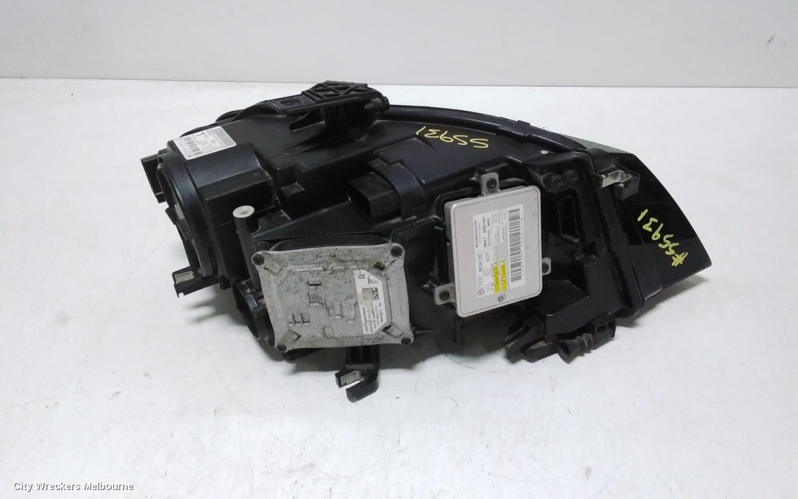 AUDI A4 LEFT HEADLAMP, B8 8K, XENON-ADAPTIVE TYPE, 02/2008 - 06/2012