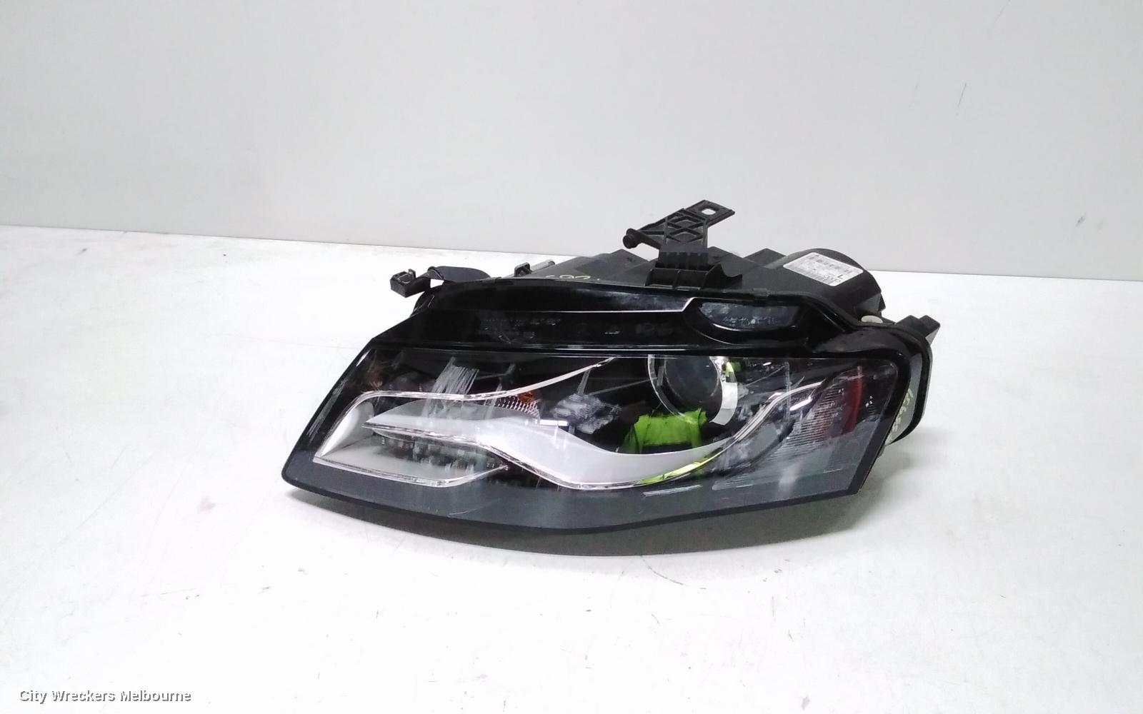 AUDI A4 LEFT HEADLAMP, B8 8K, XENON-ADAPTIVE TYPE, 02/2008 - 06/2012