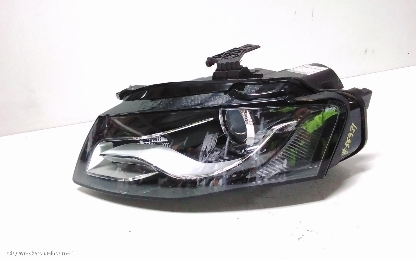 AUDI A4 LEFT HEADLAMP, B8 8K, XENON-ADAPTIVE TYPE, 02/2008 - 06/2012