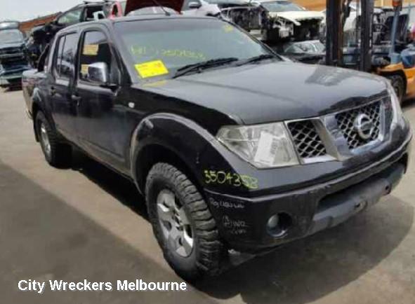 NISSAN NAVARA RIGHT HEADLAMP, D40 (VIN VSK), 09/2005 - 06/2007