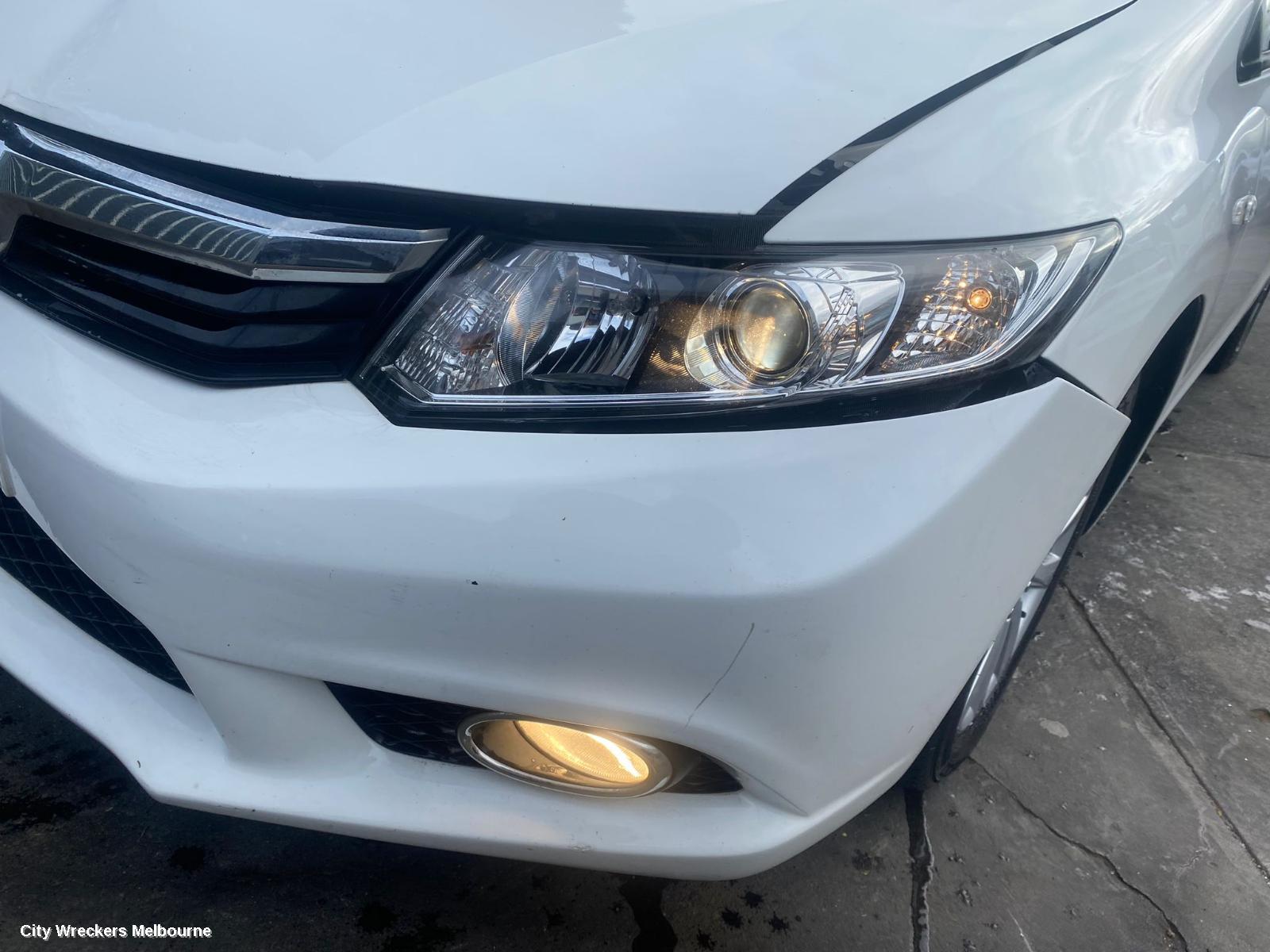 HONDA CIVIC LEFT FRONT DOOR, 9TH GEN, SEDAN (VIN JHMFB/MRHFB), 02/2012 - 04/2016