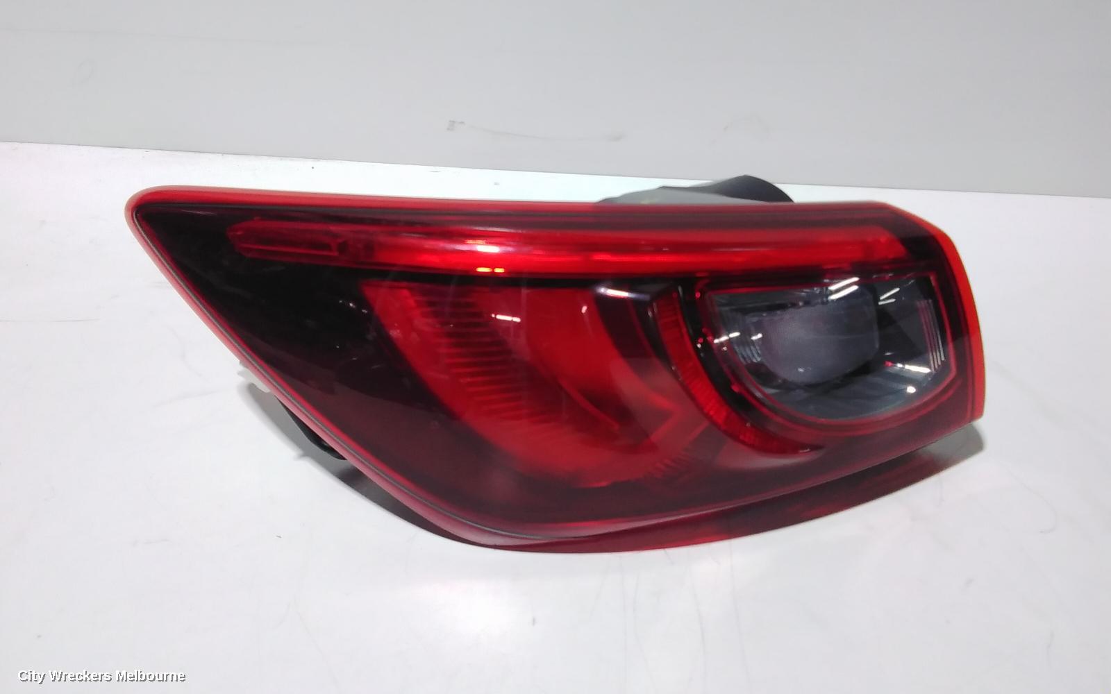 MAZDA CX3 LEFT TAILLIGHT, DK, NON LED TYPE, 03/2015 ONWARDS