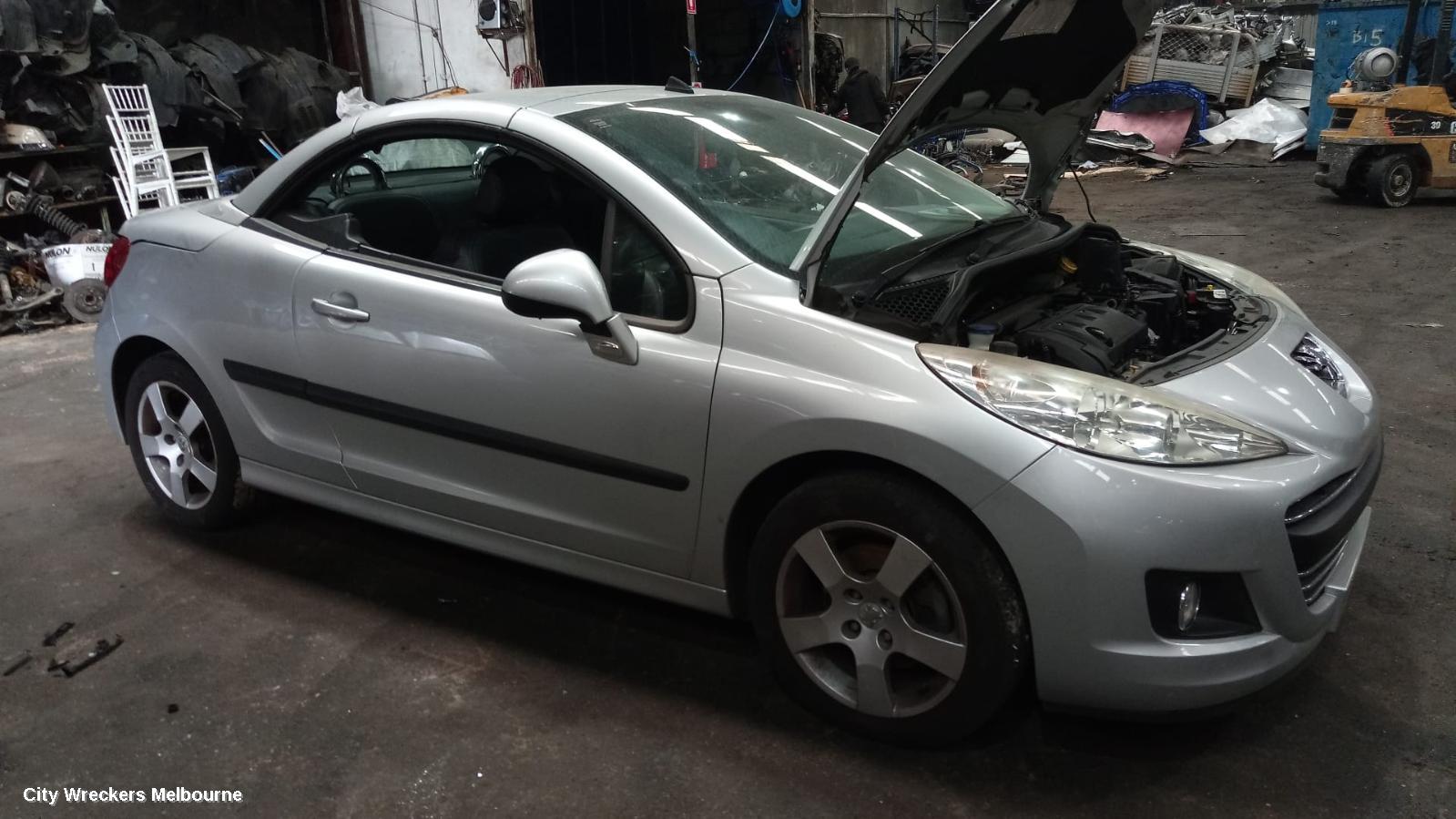 PEUGEOT 207 LEFT TAILLIGHT, CABRIO, CLEAR INDICATOR SECTION, A7, 03/2007 - 12/2012