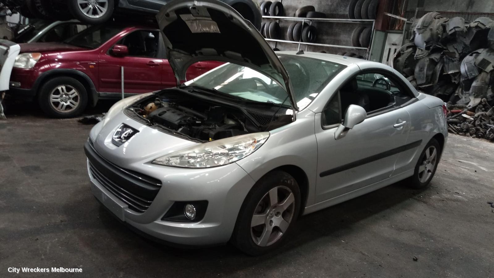 PEUGEOT 207 LEFT TAILLIGHT, CABRIO, CLEAR INDICATOR SECTION, A7, 03/2007 - 12/2012