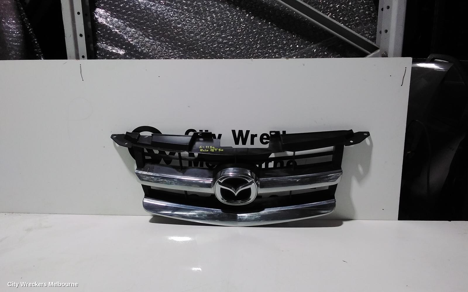 MAZDA BT50 GRILLE, RADIATOR GRILLE, UN, CHROME, 06/2008 - 09/2011