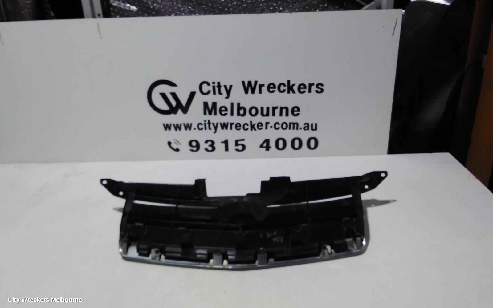 MAZDA BT50 GRILLE, RADIATOR GRILLE, UN, CHROME, 06/2008 - 09/2011