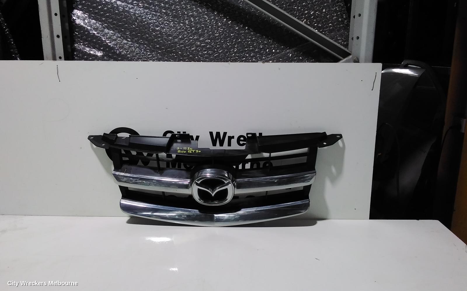 MAZDA BT50 GRILLE, RADIATOR GRILLE, UN, CHROME, 06/2008 - 09/2011