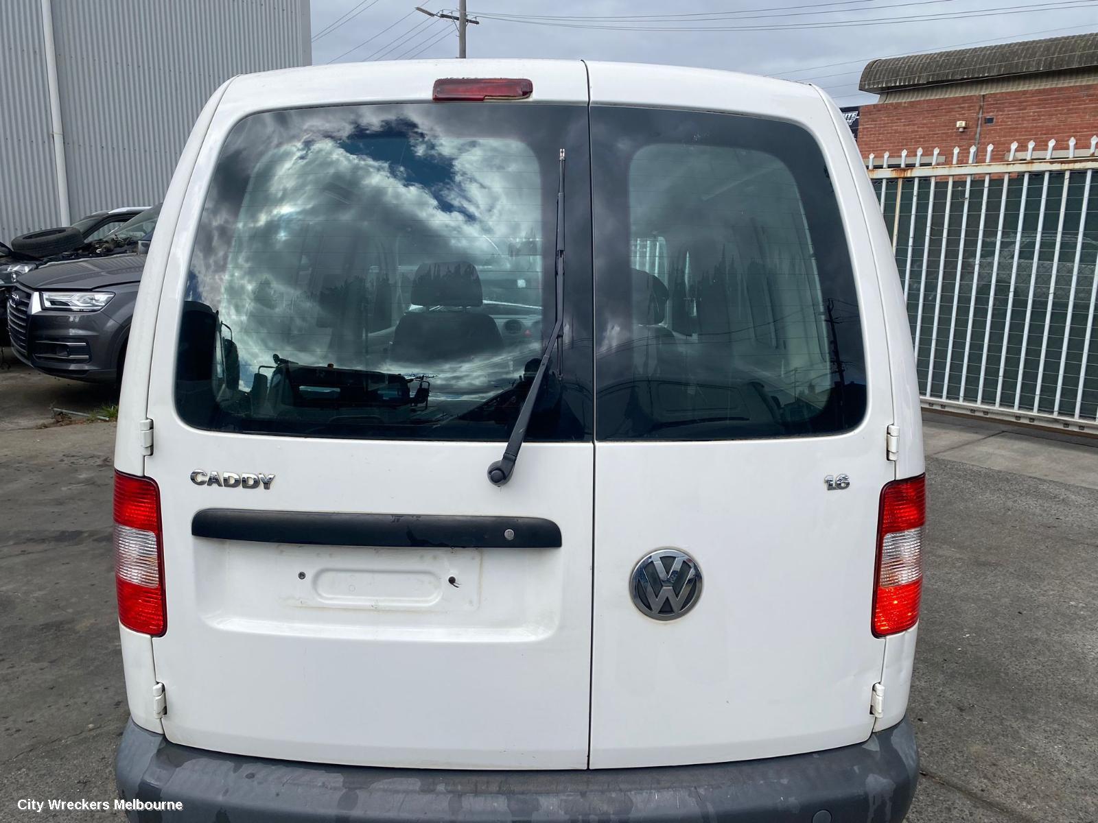VOLKSWAGEN CADDY BOOTLID/TAILGATE, BARN DOOR (RH SIDE), 2K-2KN, VAN (SMALL), NON HANDLE TYPE, 12/2004 - 02/2021