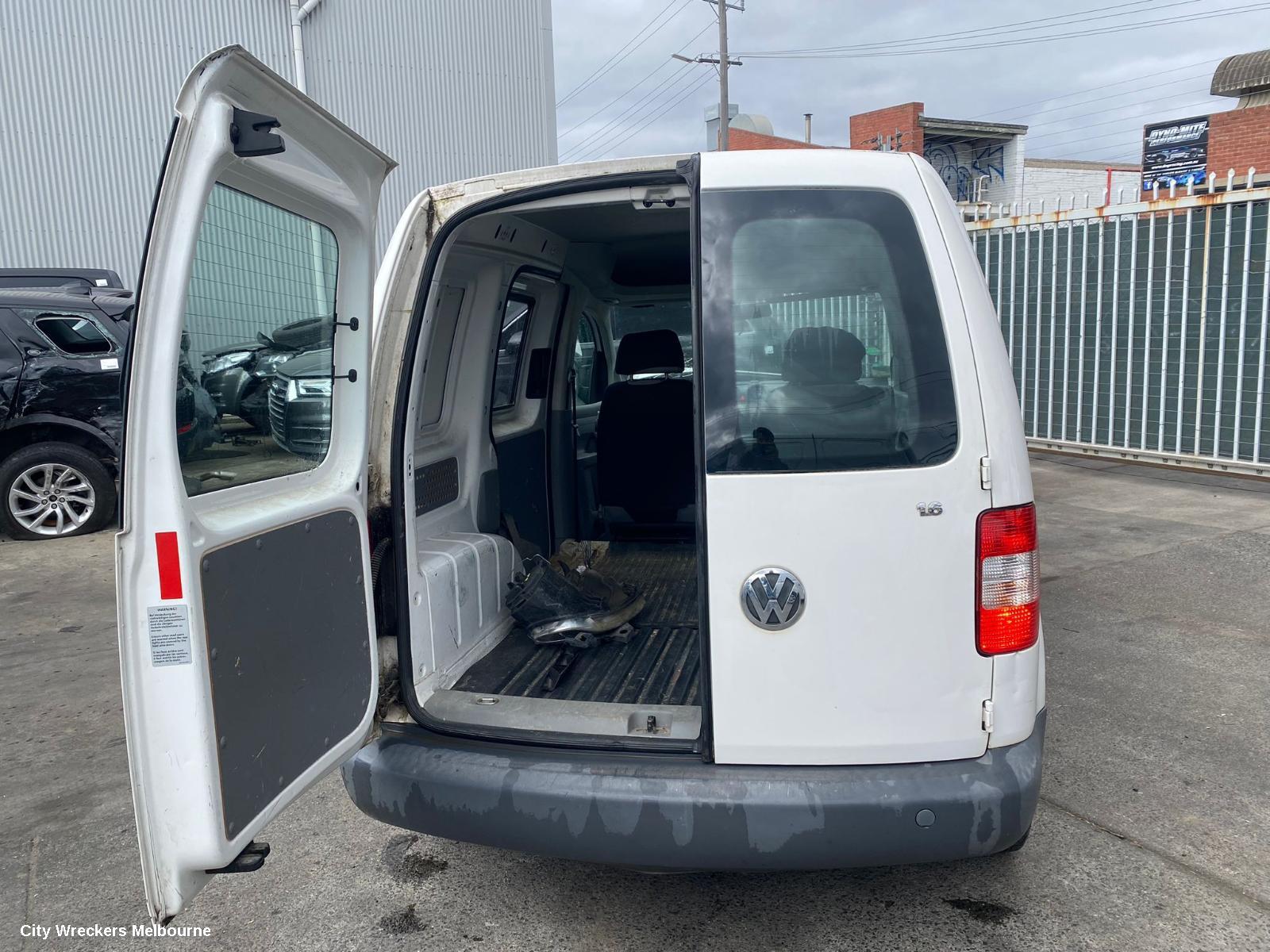 VOLKSWAGEN CADDY BOOTLID/TAILGATE, BARN DOOR (RH SIDE), 2K-2KN, VAN (SMALL), NON HANDLE TYPE, 12/2004 - 02/2021