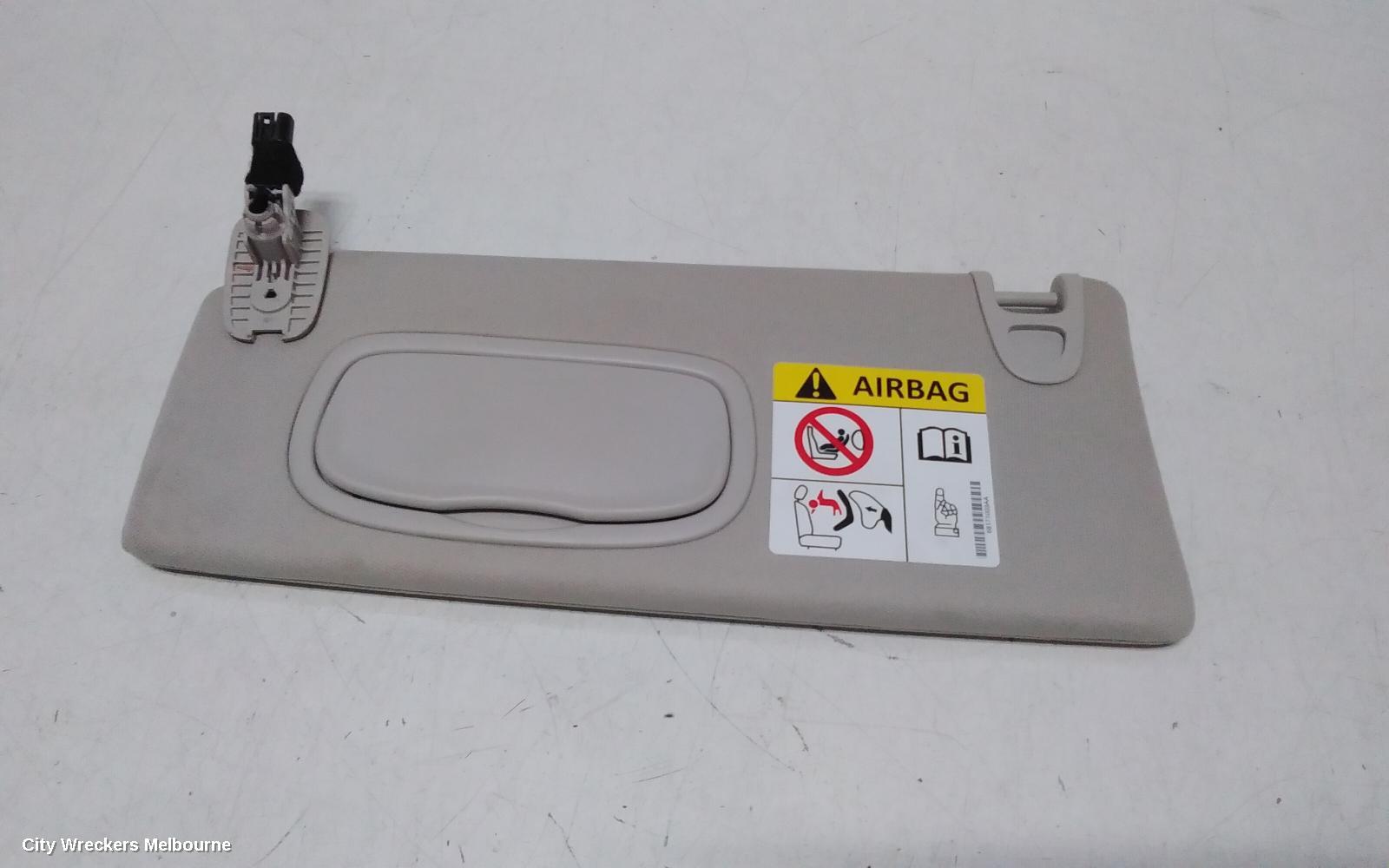 JEEP CHEROKEE SUNVISOR, KL, LH SIDE, 02/2014 - 11/2022