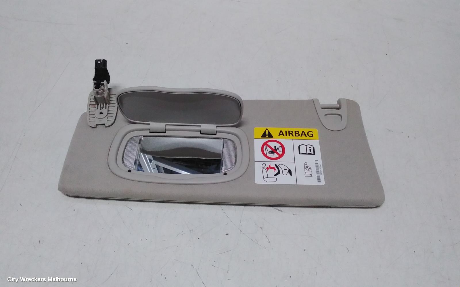 JEEP CHEROKEE SUNVISOR, KL, LH SIDE, 02/2014 - 11/2022