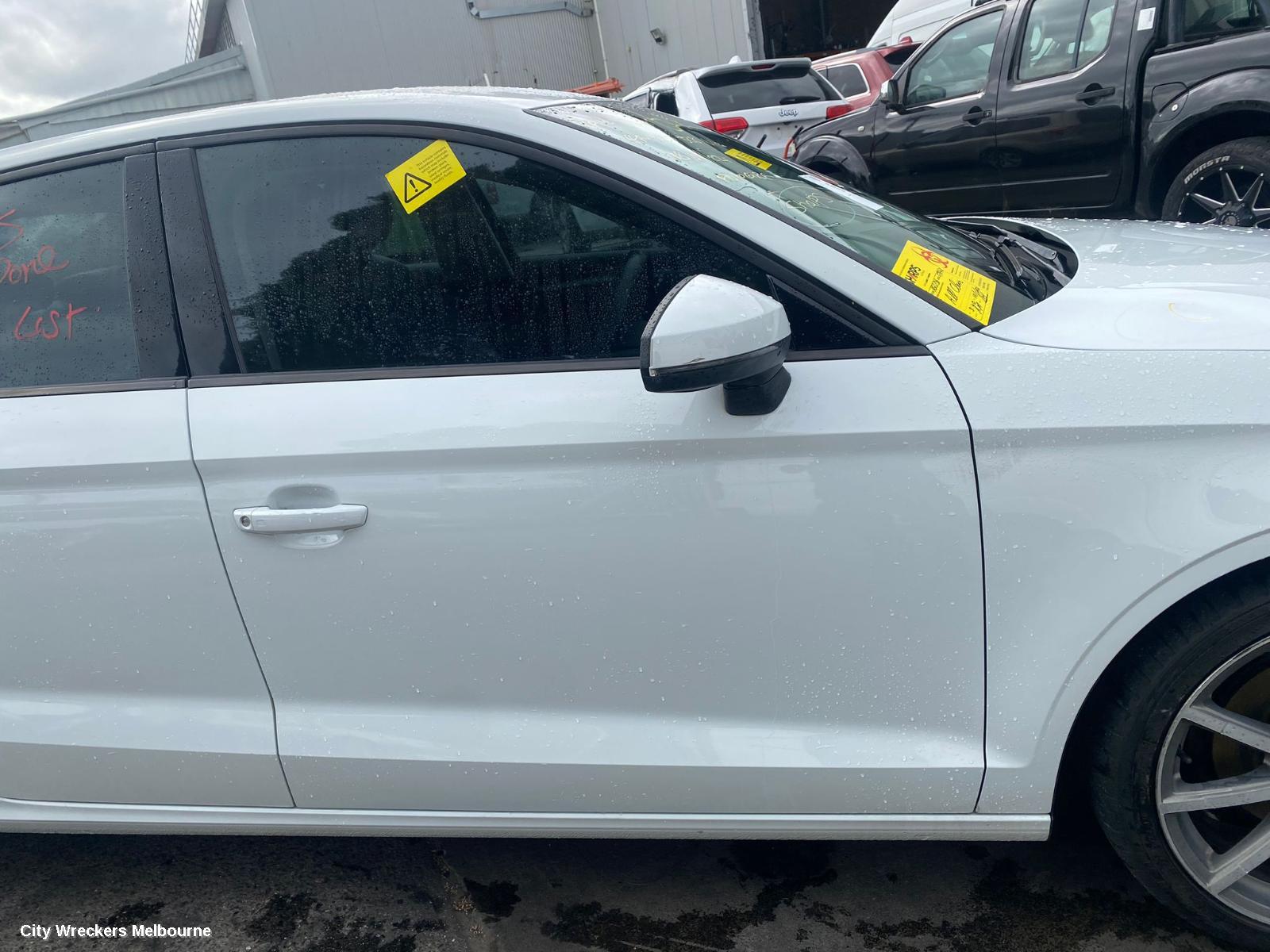 AUDI A3 RIGHT REAR DOOR, 8V, A3/S3/RS3, SEDAN, 11/2013 - 10/2020