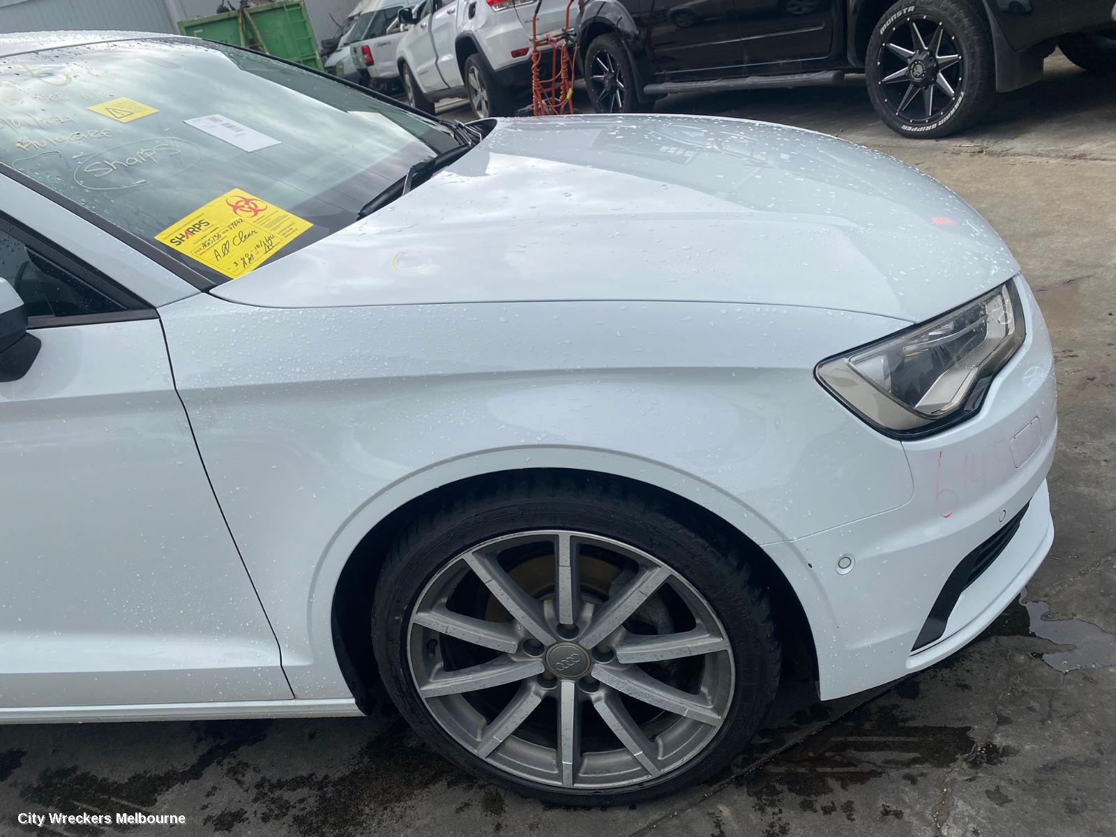AUDI A3 RIGHT REAR DOOR, 8V, A3/S3/RS3, SEDAN, 11/2013 - 10/2020