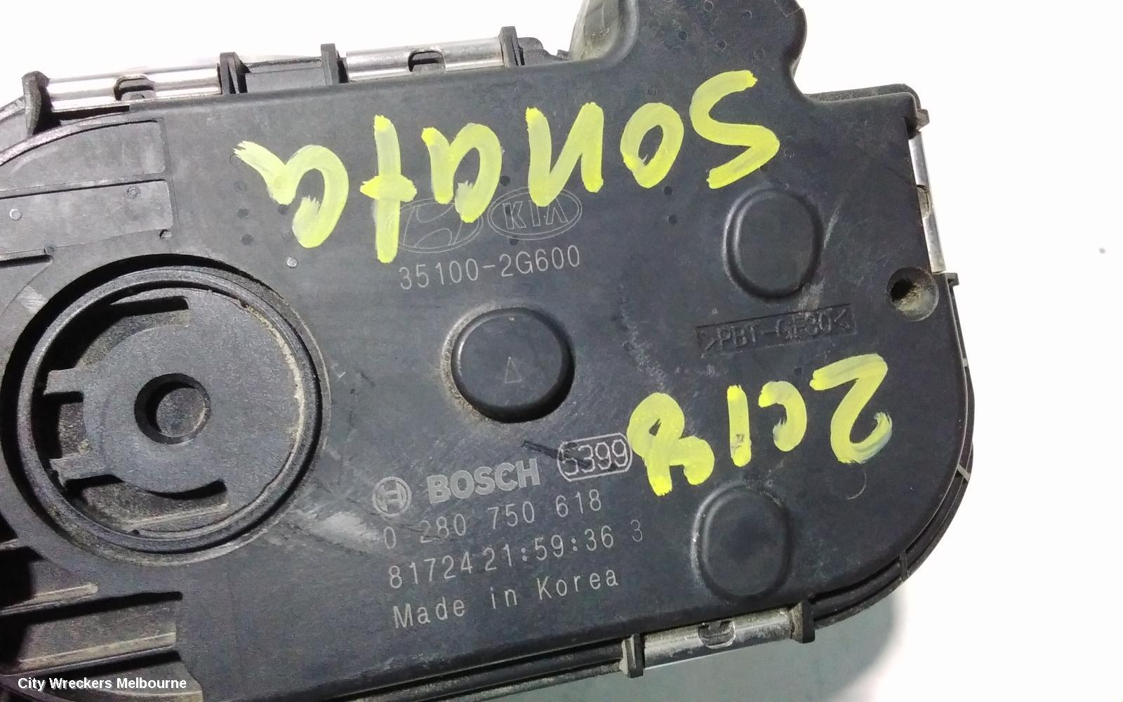 HYUNDAI SONATA THROTTLE BODY, 2.4, PETROL, LF, 10/2014 - 01/2020