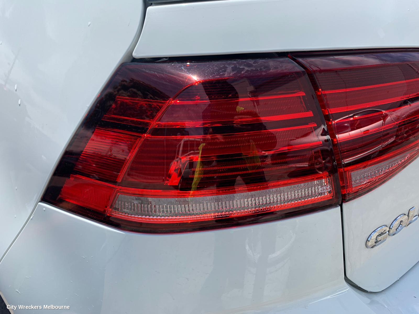 VOLKSWAGEN GOLF RIGHT TAILLIGHT, GEN 7, HATCH, STANDARD/GTI/R-LINE, LED TYPE, 03/2017 - 08/2020