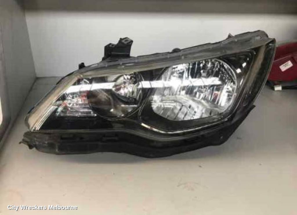 HONDA CIVIC LEFT HEADLAMP, 8TH GEN, SEDAN, 02/2006 - 12/2008