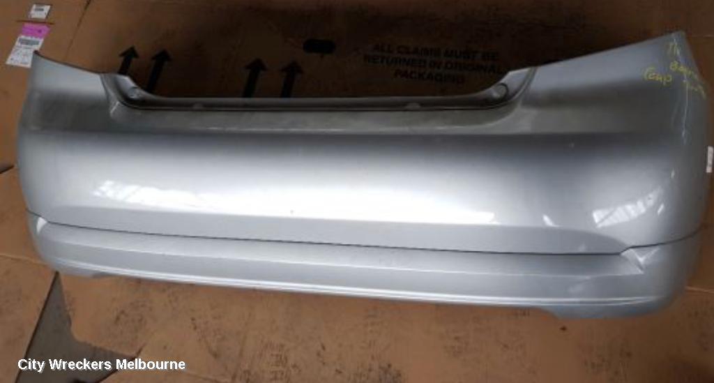 HOLDEN BARINA REAR BUMPER, BUMPER BAR (COMPLETE), TK, 3DR HATCH, 12/2005 - 06/2008