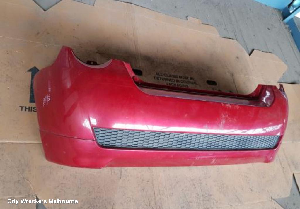 HOLDEN BARINA REAR BUMPER, BUMPER BAR (COMPLETE), TK, 3DR/5DR HATCH, 07/2008 - 12/2012