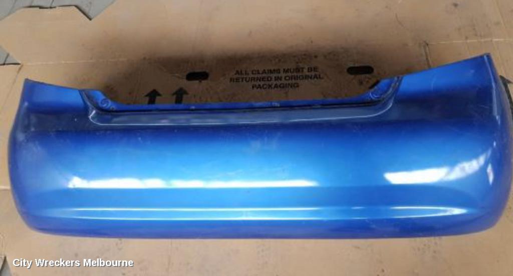 HOLDEN BARINA REAR BUMPER, BUMPER BAR (COMPLETE), TK, 5DR HATCH, 12/2005 - 06/2008