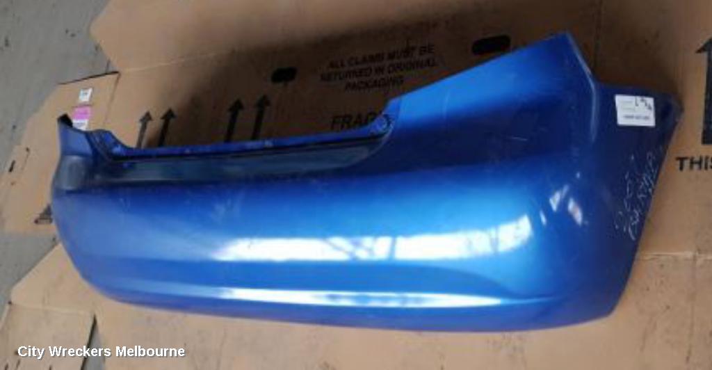 HOLDEN BARINA REAR BUMPER, BUMPER BAR (COMPLETE), TK, 5DR HATCH, 12/2005 - 06/2008