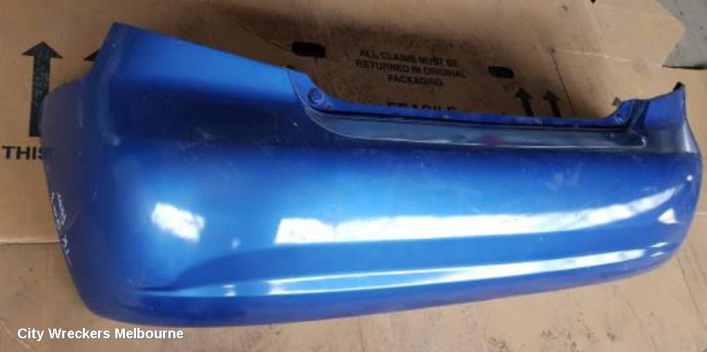 HOLDEN BARINA REAR BUMPER, BUMPER BAR (COMPLETE), TK, 5DR HATCH, 12/2005 - 06/2008