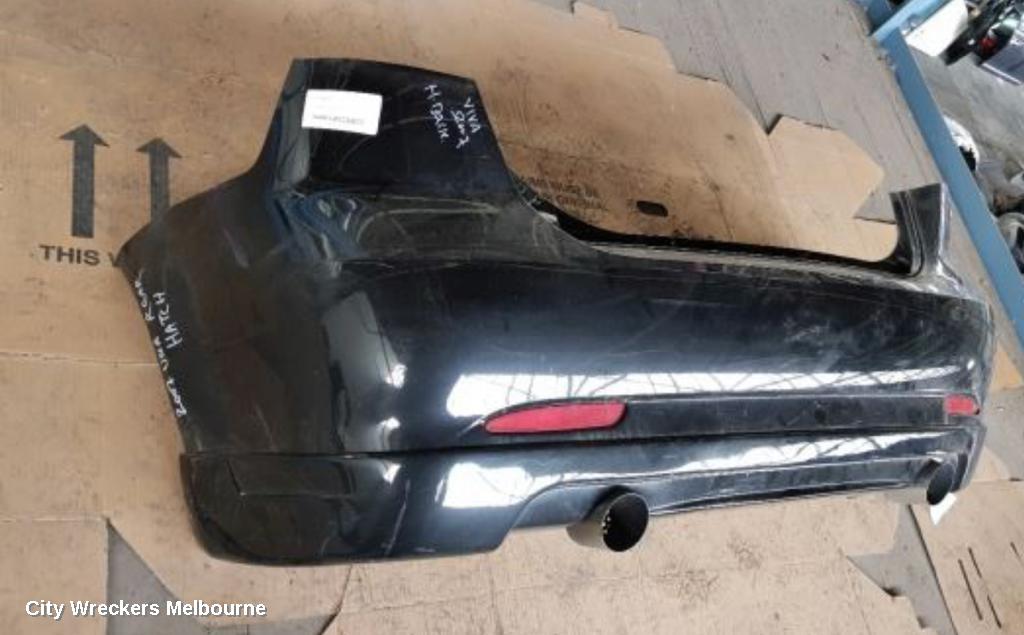 HOLDEN BARINA REAR BUMPER, BUMPER BAR (COMPLETE), TK, 3DR/5DR HATCH, 07/2008 - 12/2012